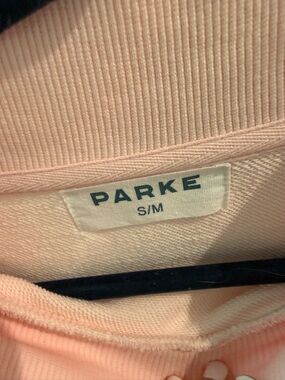 PARKE Pink Ribbed Top - S/M